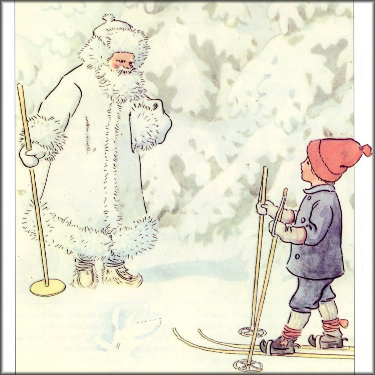 Elsa Beskow (1874-1953) - From Ollie's Ski Trip 1907 | Digital Download - 1 image