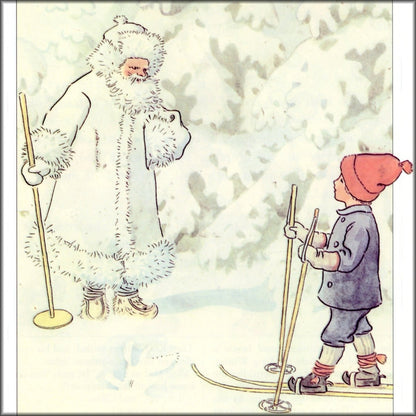 Elsa Beskow (1874-1953) - From Ollie's Ski Trip 1907 | Digital Download - 1 image