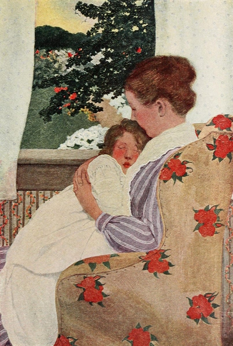 While the Heart beats Young 1906 - Ethel Franklin Betts | Dimensions 1660 x 2470 pixels