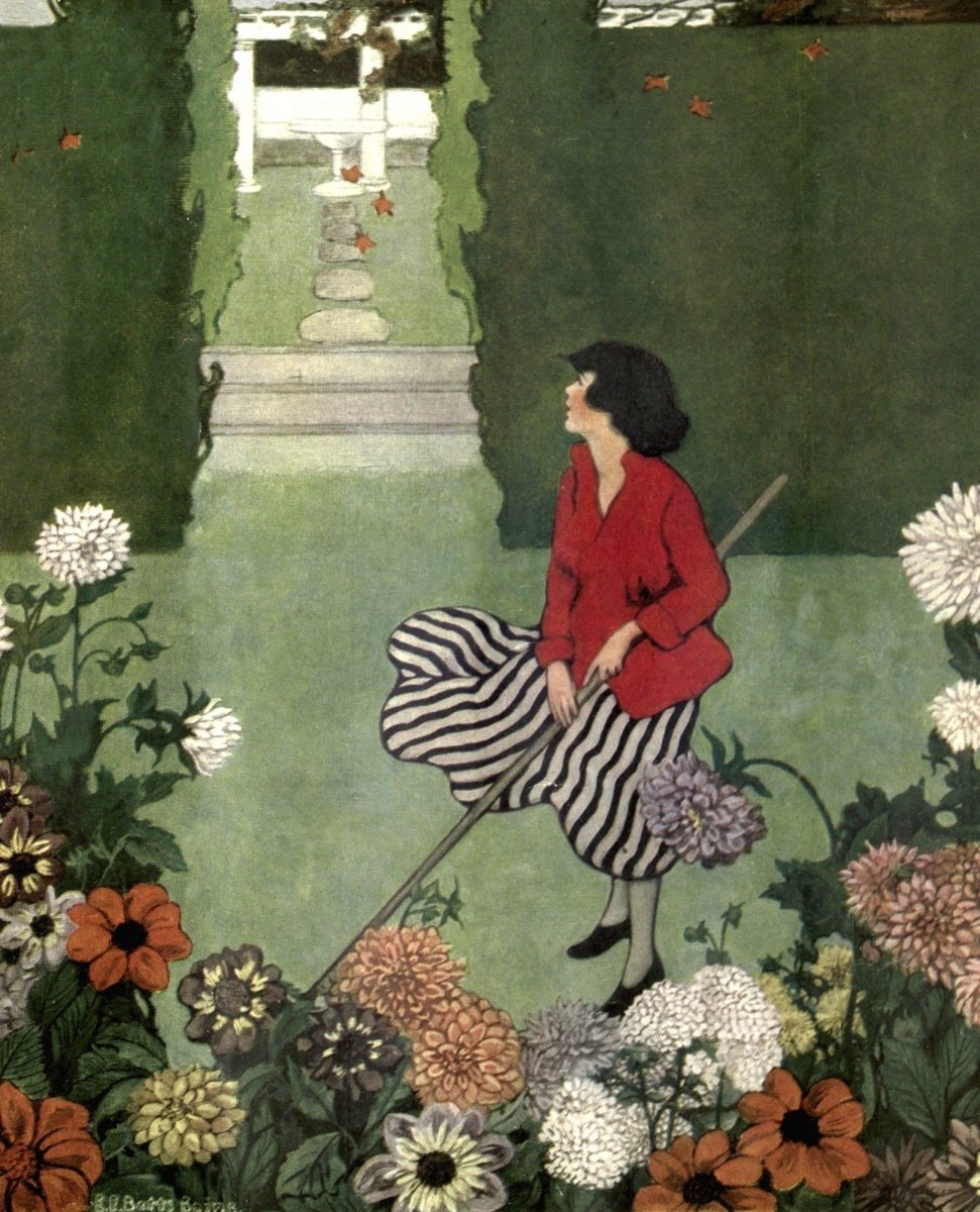 House & Garden 1916-17 - Ethel Franklin Betts - 2 images | Dimensions 2624 x 3244 pixels