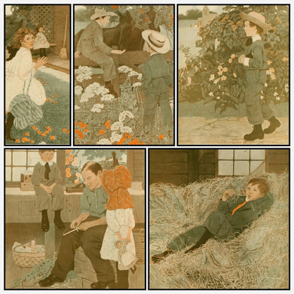 The Boy lives on our Farm 1911 - Ethel Franklin Betts | A snapshot of the images