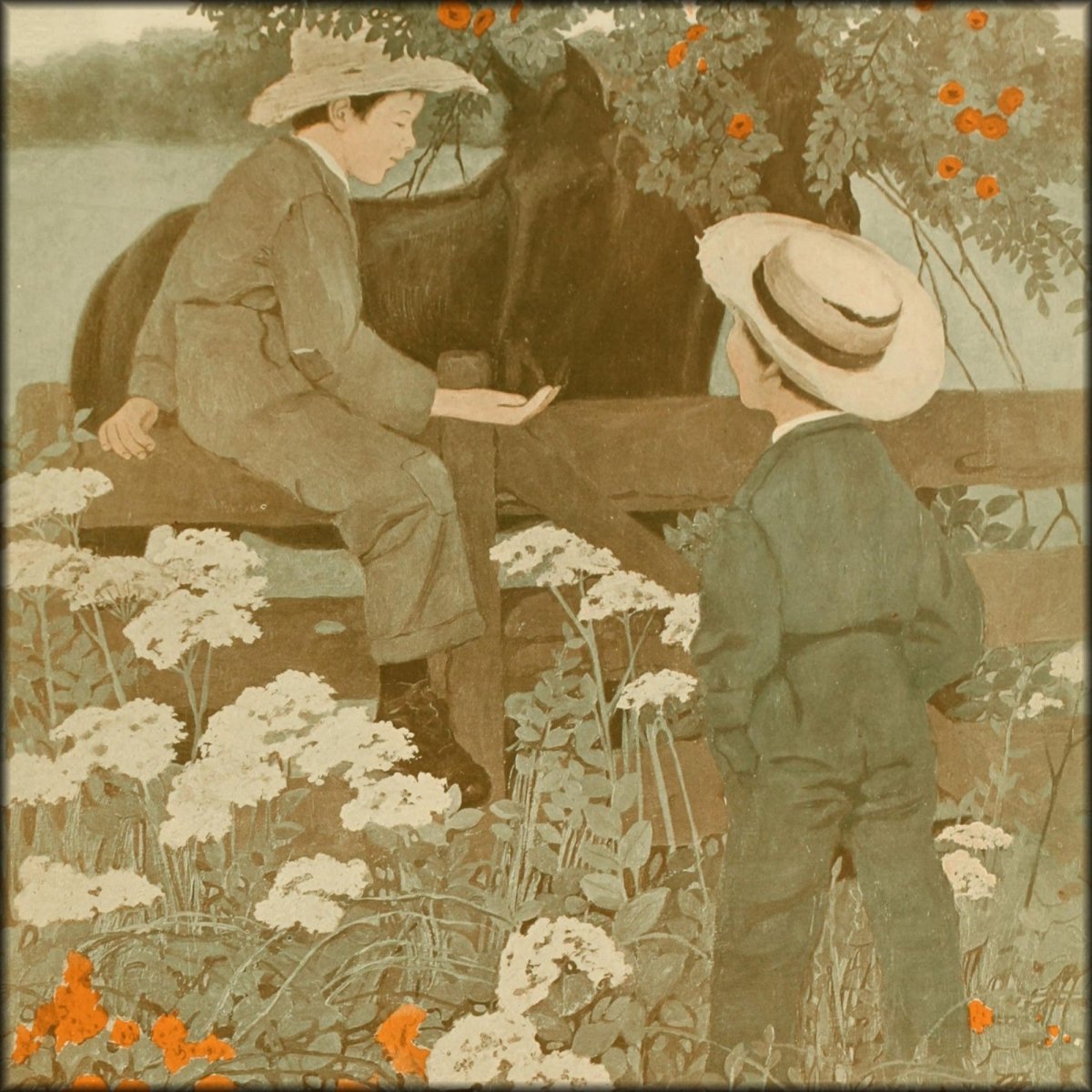 The Boy lives on our Farm 1911 - Ethel Franklin Betts | Digital Download - 5 images