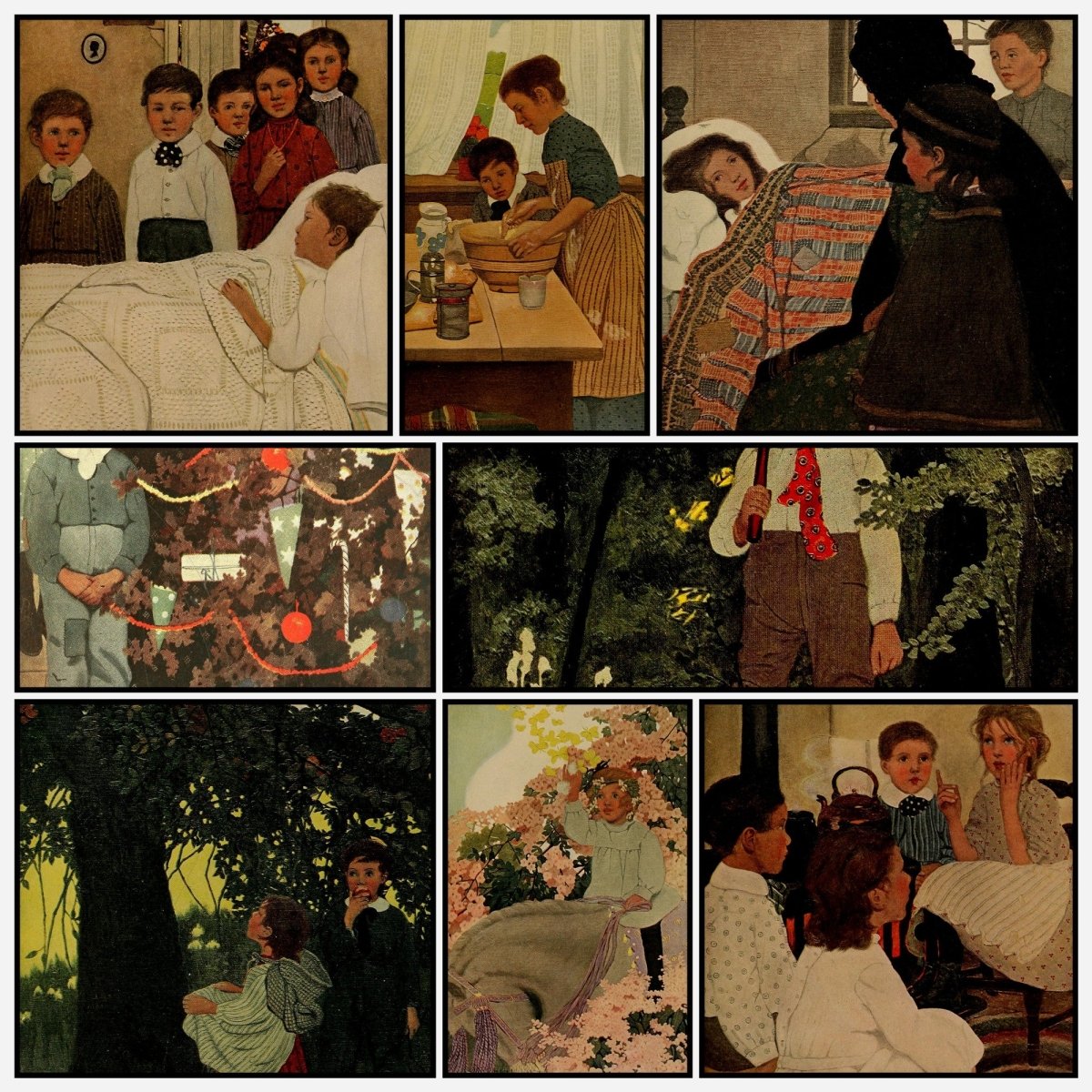 The Runaway Boy 1906 - Ethel Franklin Betts - 8 images | A snapshot of the images
