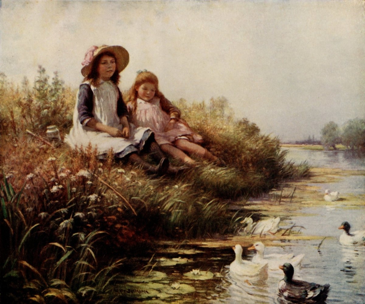 William K. Blacklock - Waiting and Watching | Dimensions 4346 x 3620 pixels