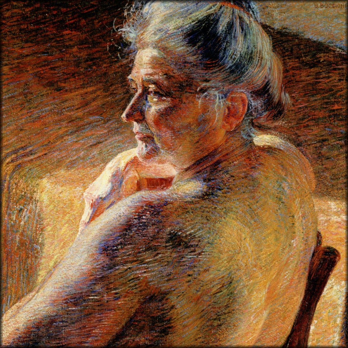 Umberto Boccioni - Controluce (Backlit) 1909 | Digital Download - 1 image