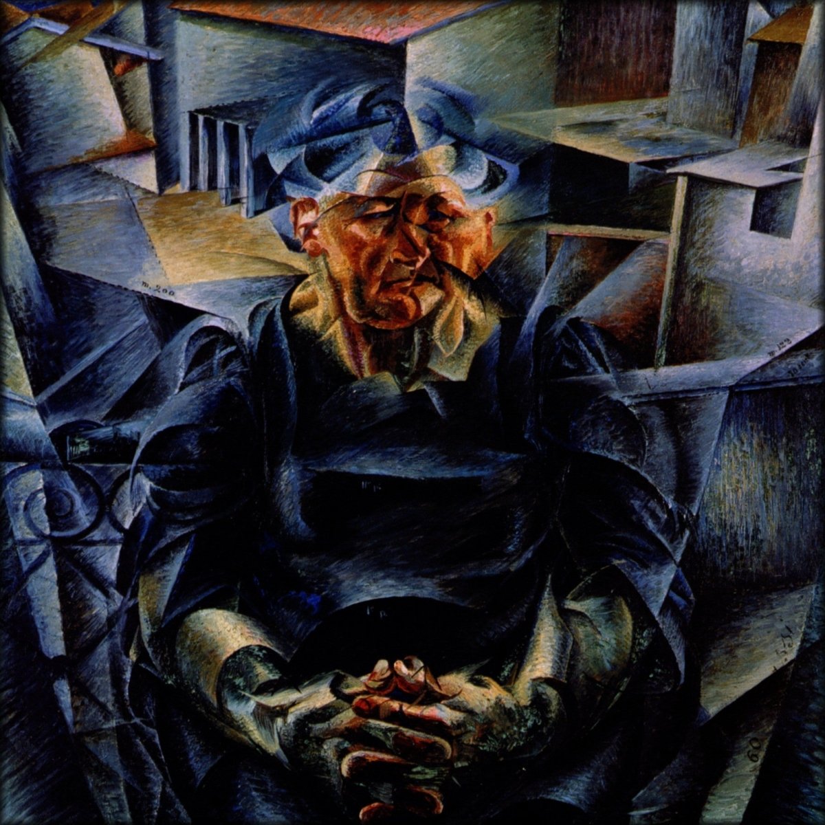 Umberto Boccioni - Horizontal Construction 1912 | Digital Download - 1 image