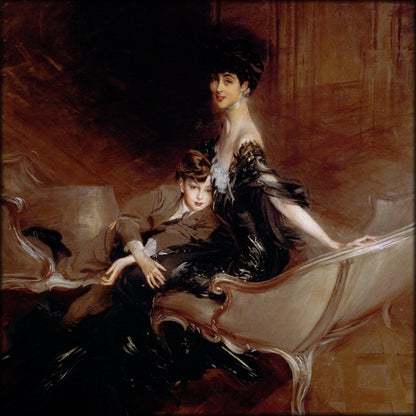 Giovanni Boldini (1842-1931) - Duchess of Marlborough & Son | Digital Download - 1 image