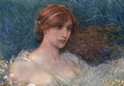 George H. Boughton (1833-1905) - April | Dimensions 4753 x 3311 pixels