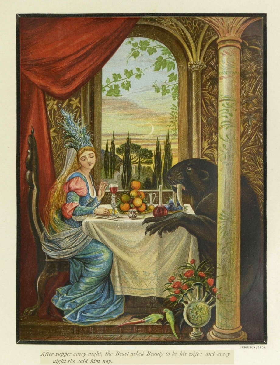 Beauty and the Beast 1875 - Eleanor Vere Boyle - 10 images | Dimensions 4870 x 6350 pixels