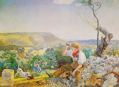 John Brett - The Stonebreaker 1857-8 | Dimensions 5980 x 4370 pixels
