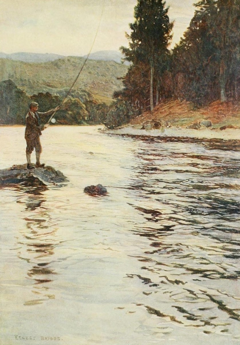 Angling & Art in Scotland 1908 - Ernest Briggs - 32 images | Dimensions 1320 x 1890 pixels