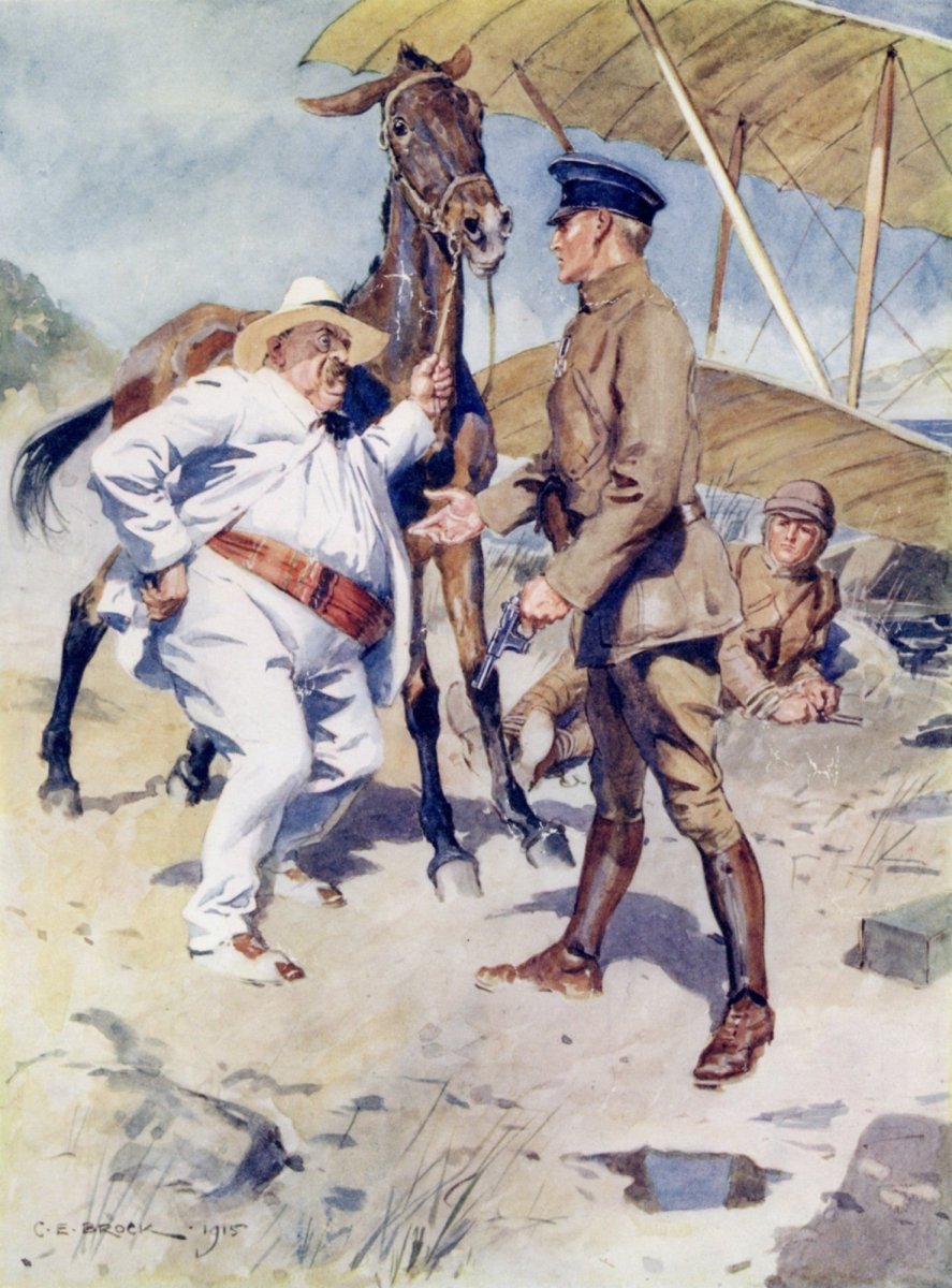 C.E. Brock - Hand over your revolver | Dimensions 3696 x 5110 pixels