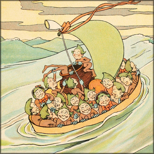 The Jumblies 1910 - L. Leslie Brooke - 7 images | Digital Download - 7 images