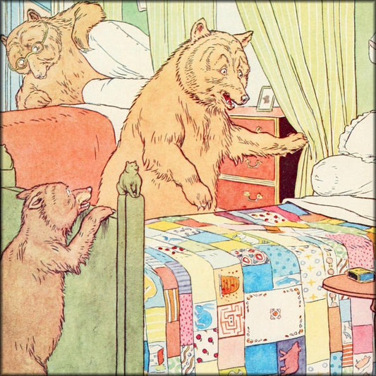 The Three Bears c.1900 - L. Leslie Brooke - 8 images | Digital Download - 8 images