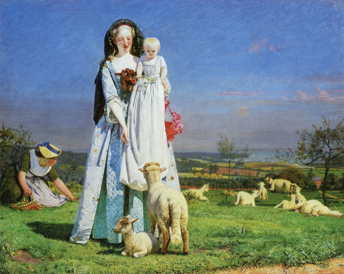 Ford Madox Brown Paintings in the Public Domain | Dimensions 5610 x 4460 pixels