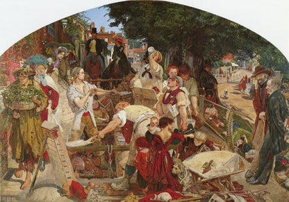 Ford Madox Brown Paintings in the Public Domain | Dimensions 6030 x 4210 pixels