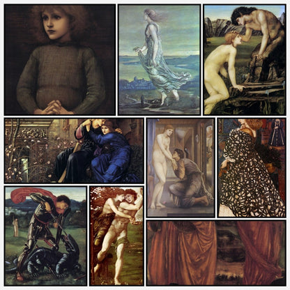 Edward Burne Jones Paintings in the Public Domain | A snapshot of some of the images