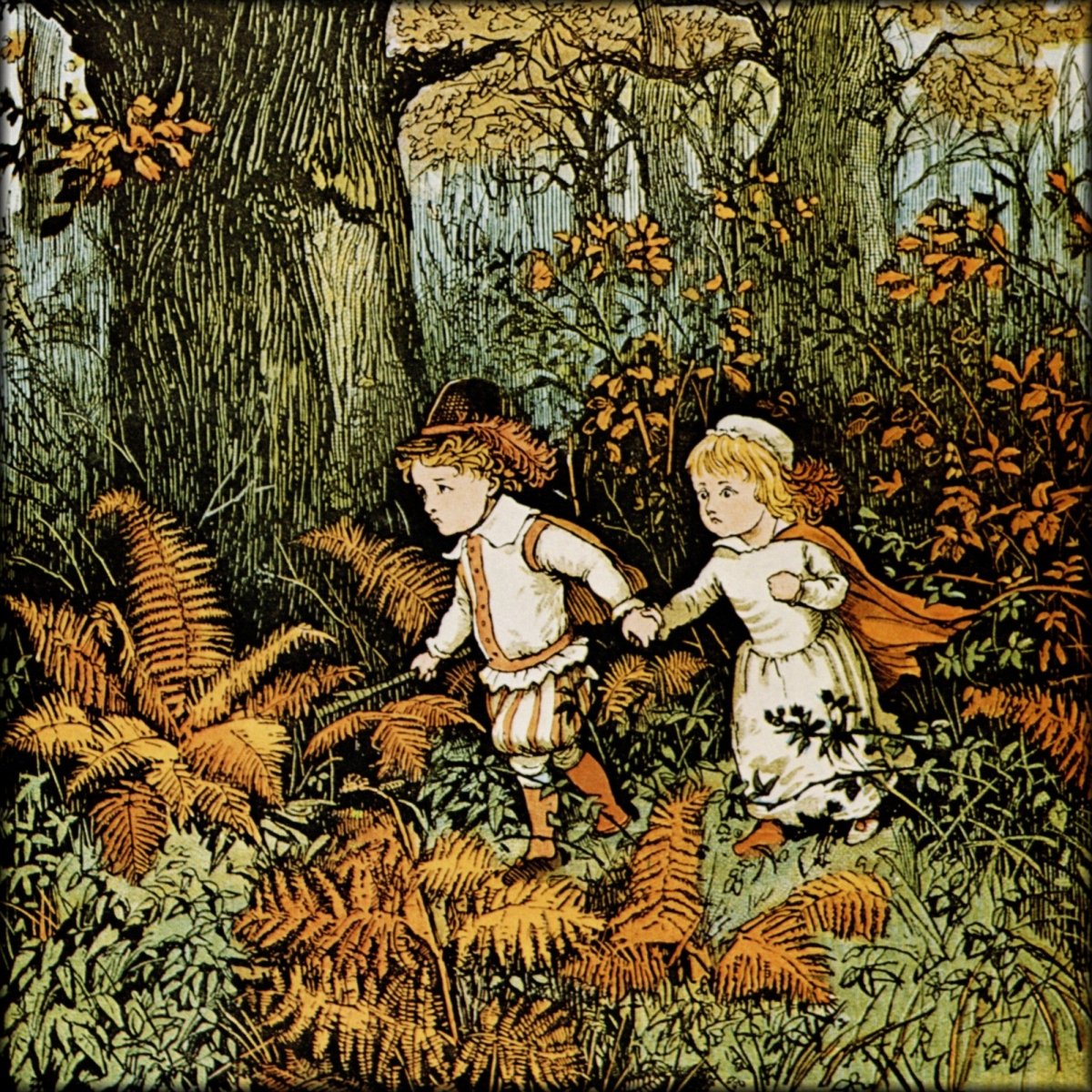 Randolph Caldecott  (1846-1886) - The Babes in the Wood 1879 | Digital Download - 1 image