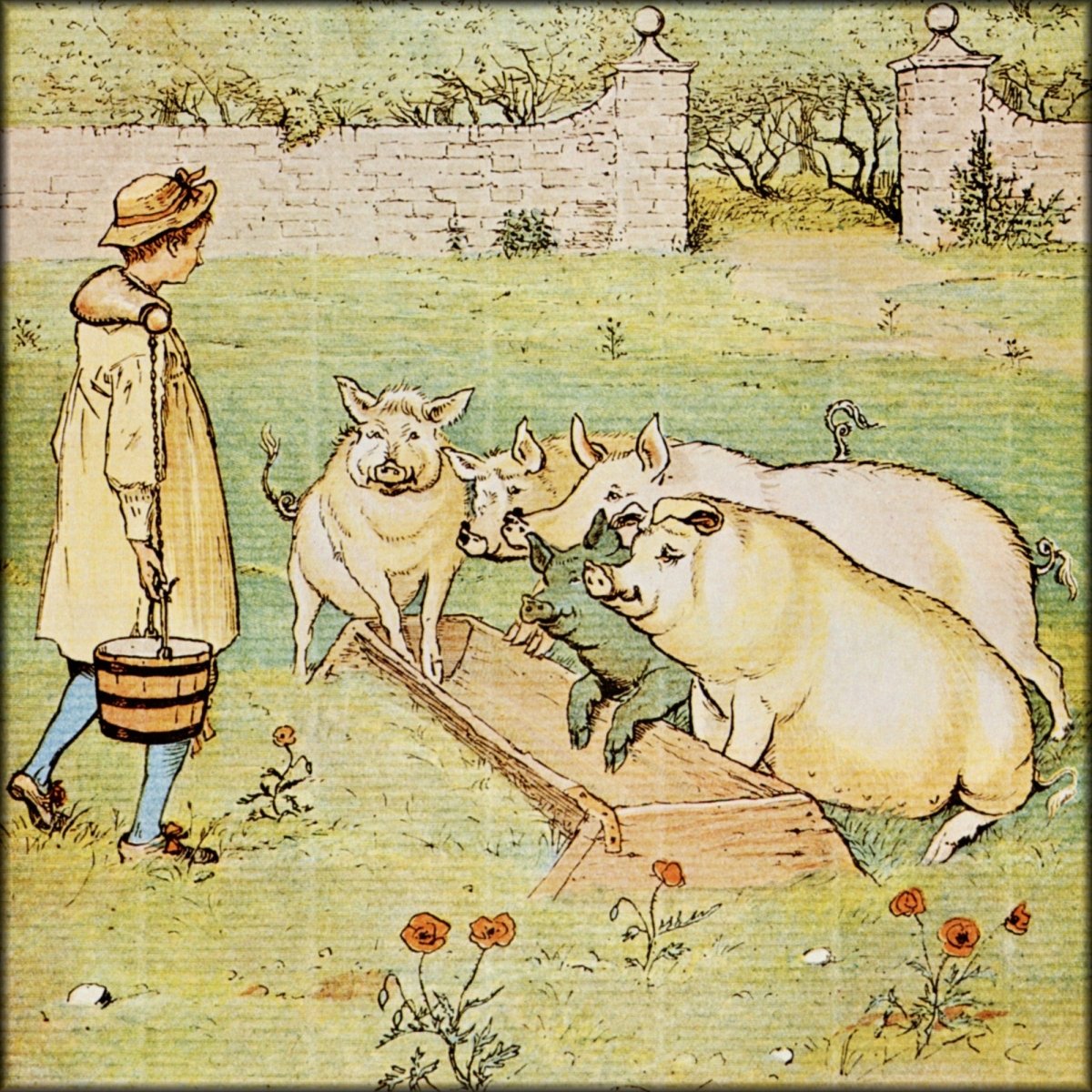 Randolph Caldecott (1846-1886) - The Farmer's Boy 1880 | Digital Download - 1 image