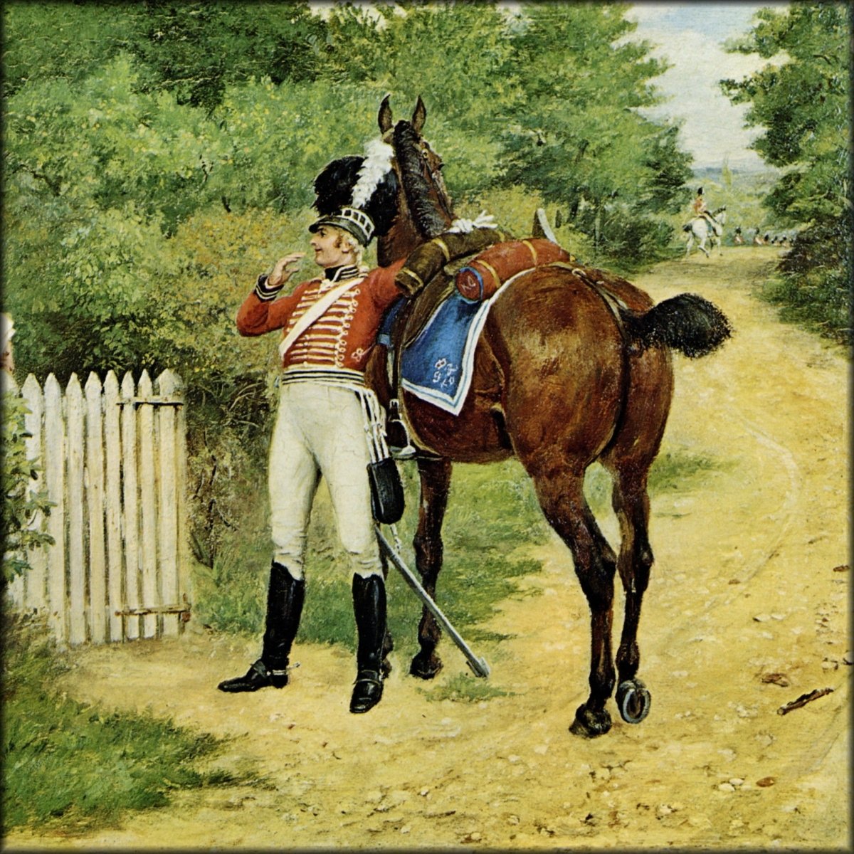 Randolph Caldecott (1846-1886) - The Girl I Left Behind Me | Digital Download - 1 image