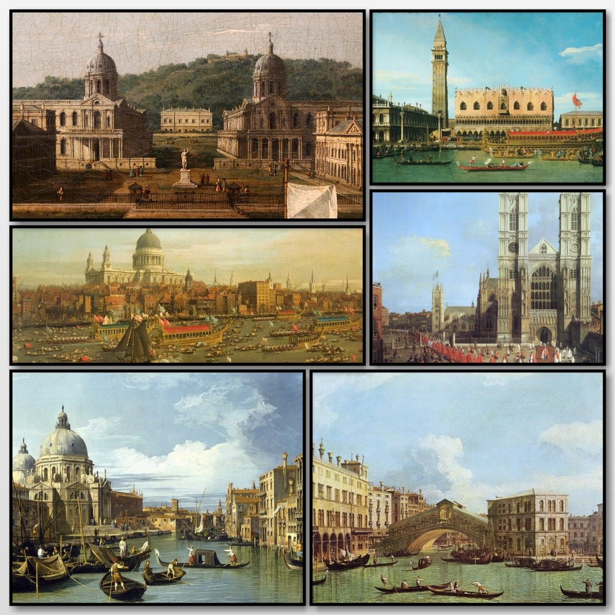 Canaletto Public Domain Images to Download | A snapshot of some of the images