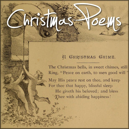 Christmas Poems - 310 Vintage Images | Digital Download - 311 images