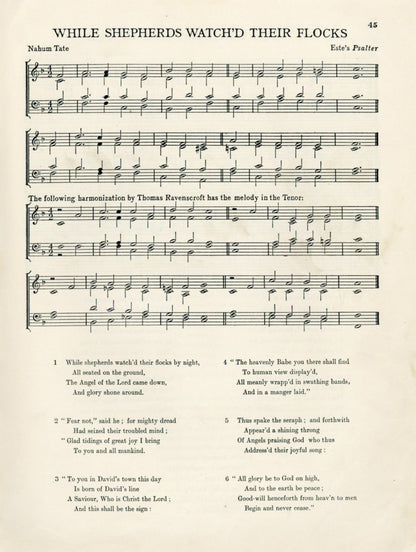 Christmastide Melodies 1935 - 96 Images | Dimensions 4896 x 6489 pixels