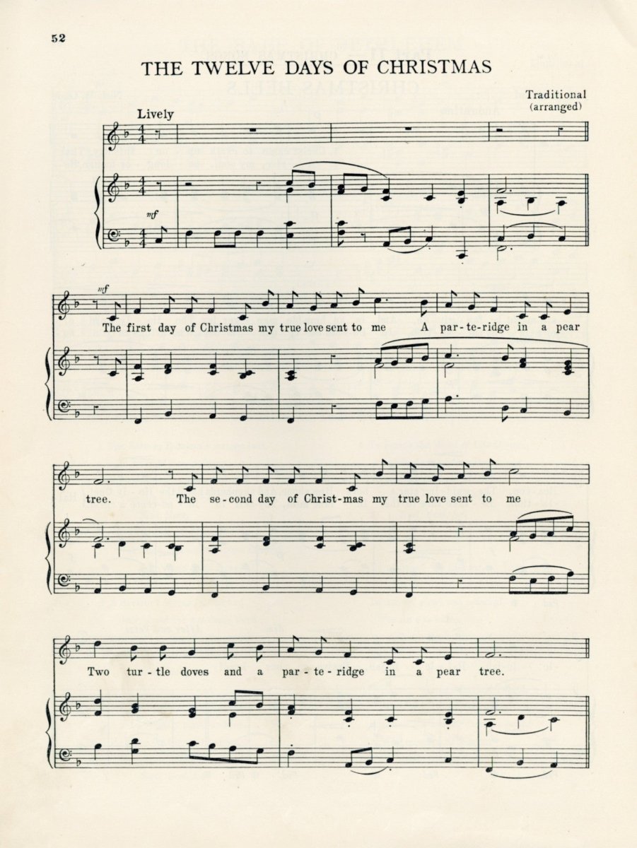 Christmastide Melodies 1935 - 96 Images | Dimensions 4862 x 6479 pixels