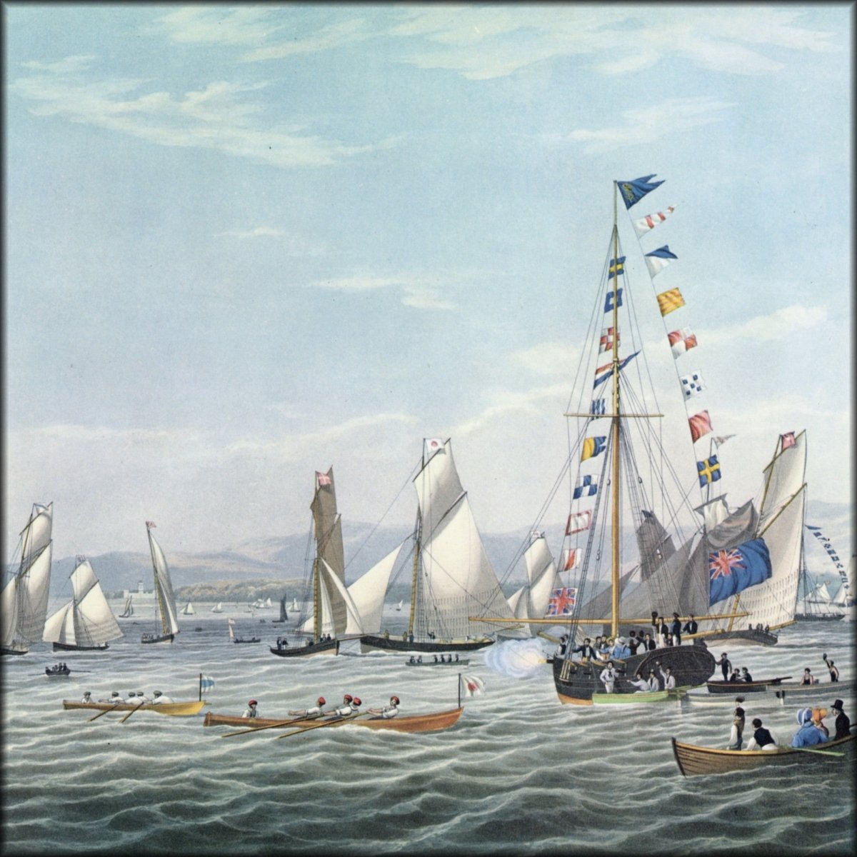 William Clark - Royal Northern Yacht Club c.1840 | Digital Download - 1 image