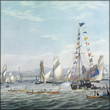 William Clark - Royal Northern Yacht Club c.1840 | Digital Download - 1 image