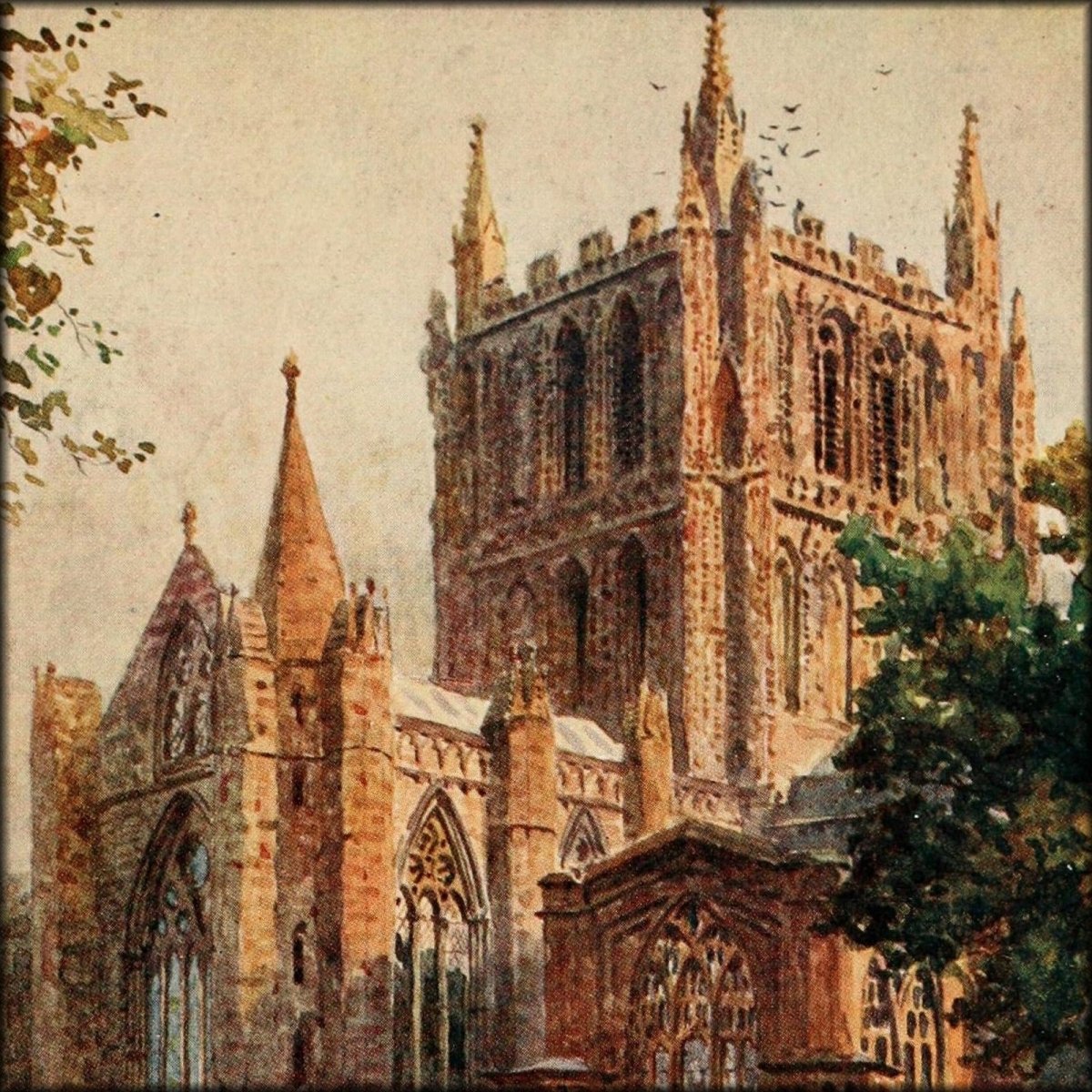 Tales of English Minsters, Hereford 1911 - William W Collins | Digital Download - 3 images