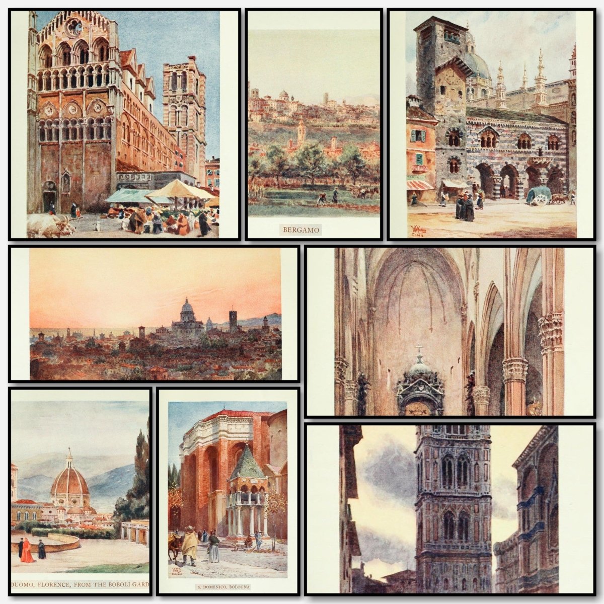 Cathedral Cities of Italy 1911 - William W. Collins | A snapshot of some of the images