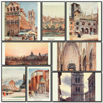 Cathedral Cities of Italy 1911 - William W. Collins | A snapshot of some of the images