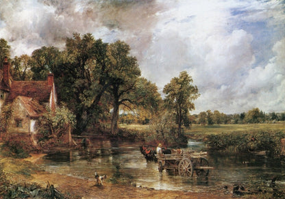 John Constable - The Hay Wain 1821 | Dimensions 6350 x 4440 pixels