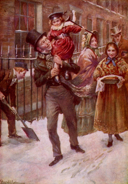 A Christmas Carol c.1915 - Harold Copping - 2 images | Dimensions 2988 x 4296 pixels