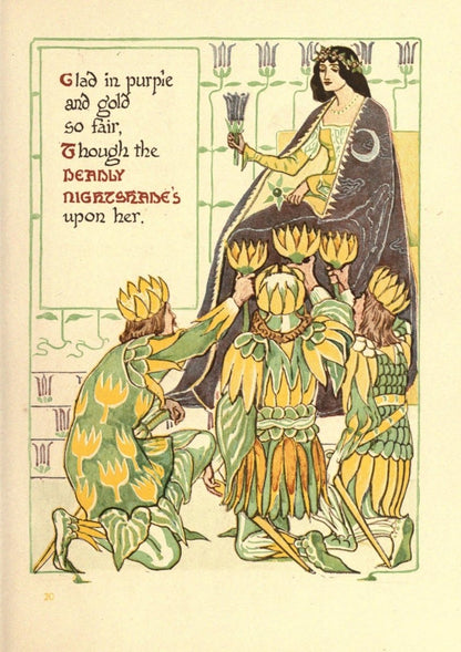 A Floral Fantasy, 1899 - Walter Crane - 51 images | Dimensions 1995 x 2825 pixels