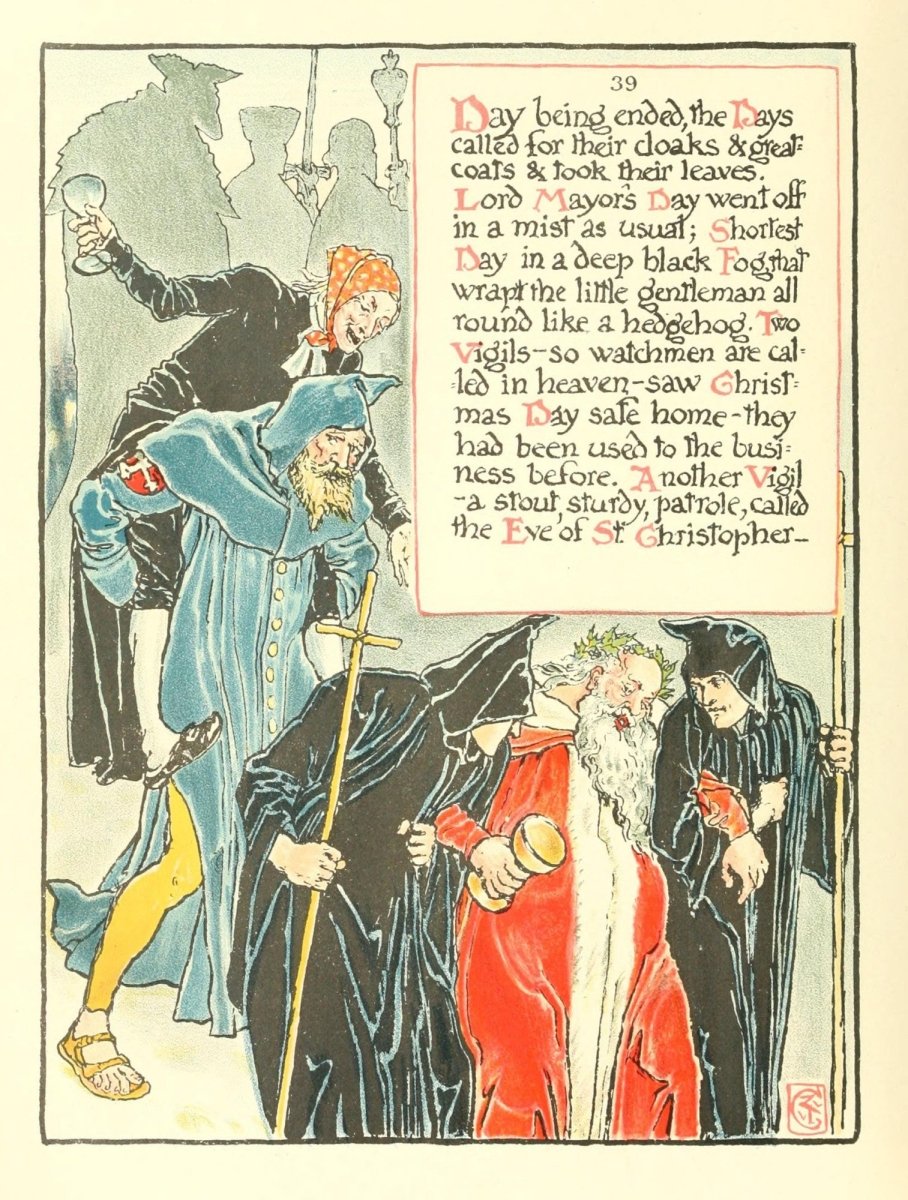 A Masque of Days, 1901 - Walter Crane - 48 images | Dimensions 2013 x 2661 pixels