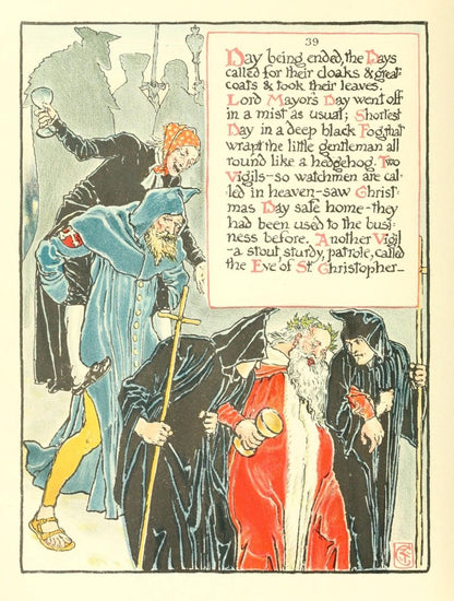 A Masque of Days, 1901 - Walter Crane - 48 images | Dimensions 2013 x 2661 pixels