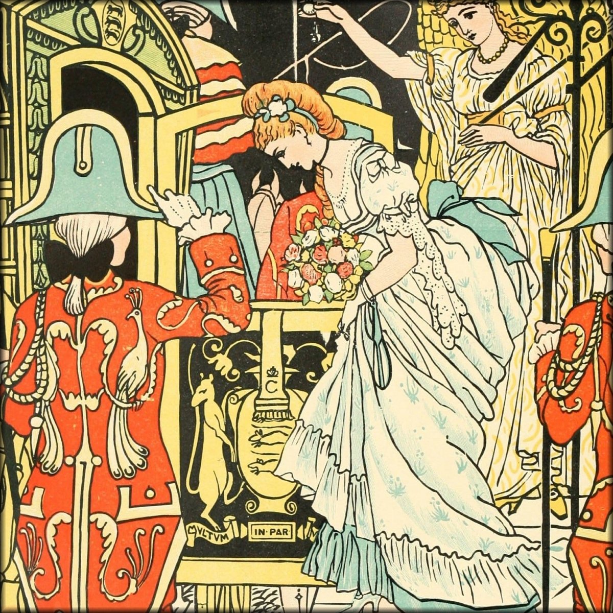 The Cinderella Picture Book 1911 - Walter Crane - 24 images | Digital Download - 24 images