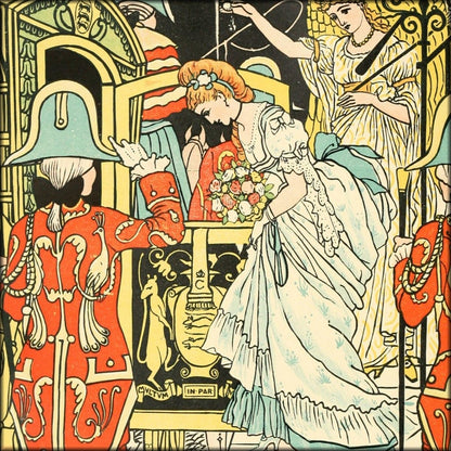 The Cinderella Picture Book 1911 - Walter Crane - 24 images | Digital Download - 24 images