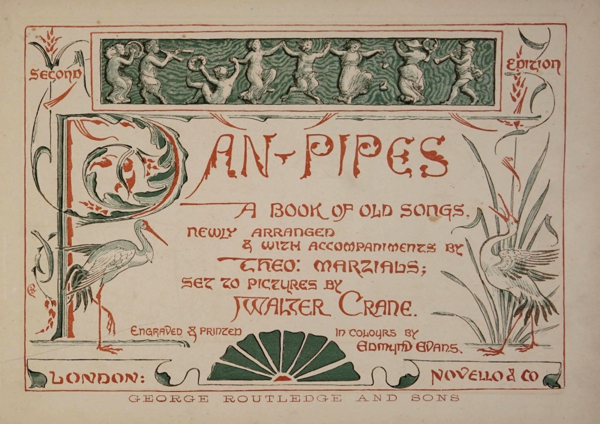 Pan Pipes 1883 - Walter Crane - 54 images | Dimensions 3360 x 2376 pixels