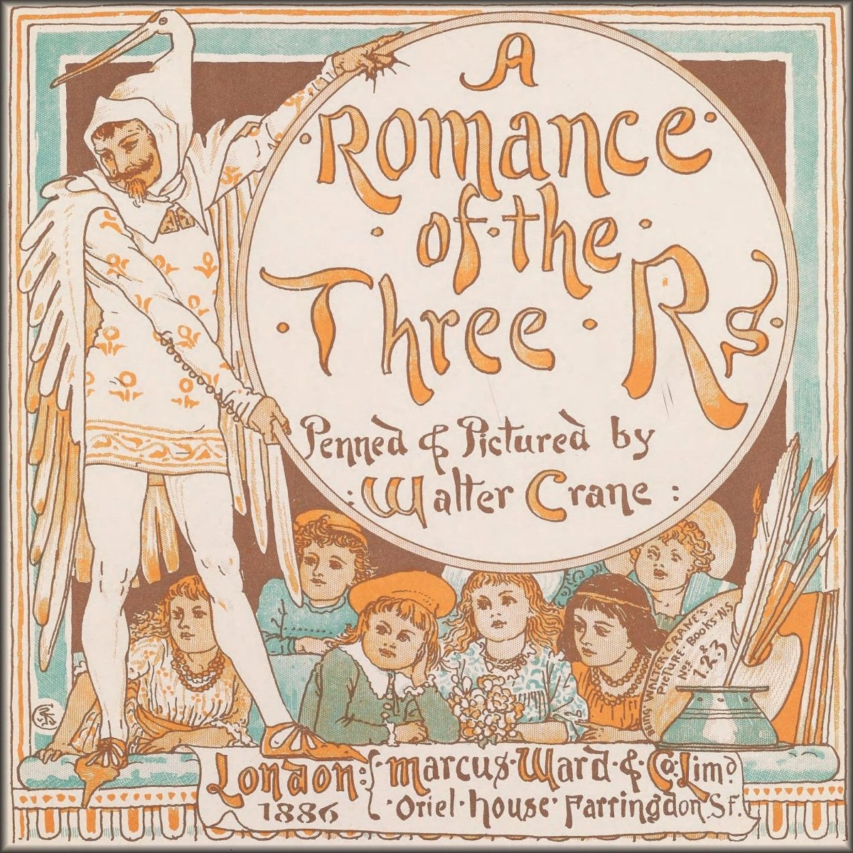 Romance of 3 Rs 1886 - Walter Crane - 52 images | Digital Download - 52 images