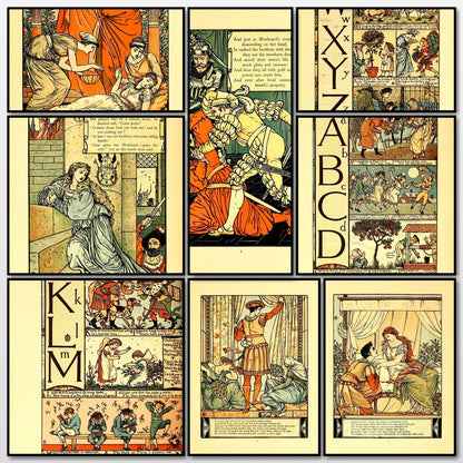 Sleeping Beauty 1911 - Walter Crane - 24 images | A snapshot of some of the images