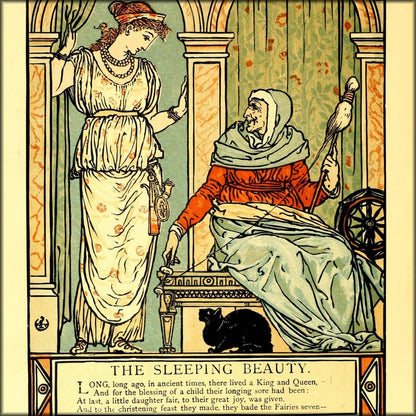 Sleeping Beauty 1911 - Walter Crane - 24 images | Digital Download - 24 images