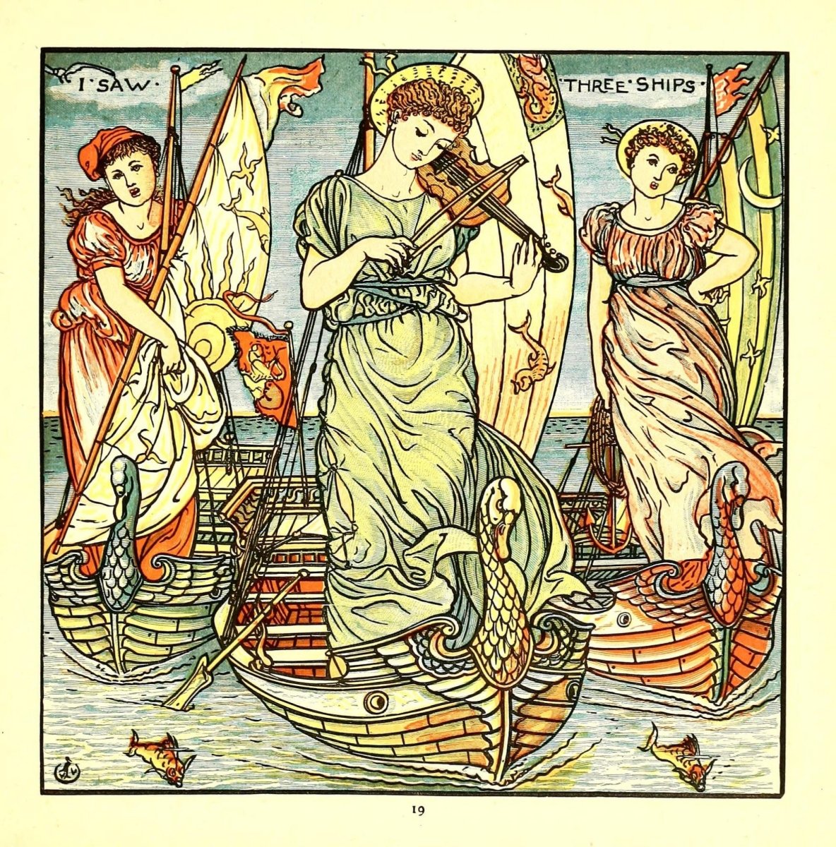 The Baby's Opera 1900 - Walter Crane - 51 images | Dimensions 1980 x 2006 pixels