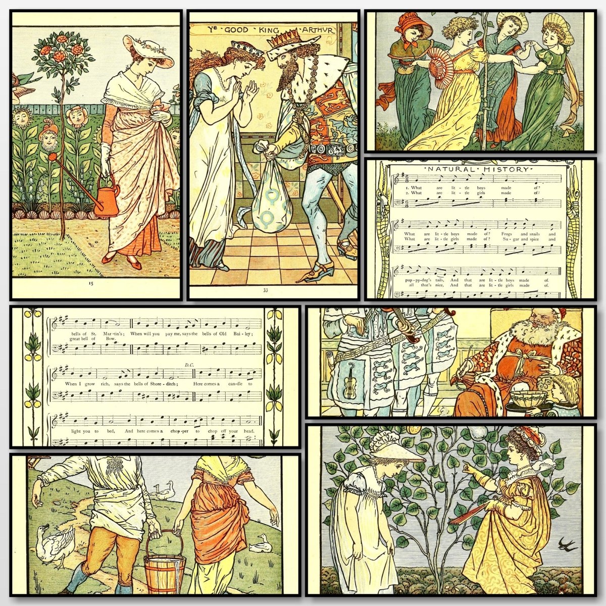 The Baby's Opera 1900 - Walter Crane - 51 images | A snapshot of some of the images