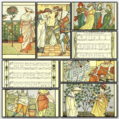 The Baby's Opera 1900 - Walter Crane - 51 images | A snapshot of some of the images