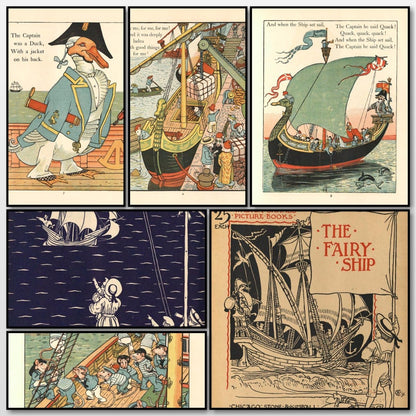 The Fairy Ship, 1900 - Walter Crane - 10 images | A snapshot of some of the images