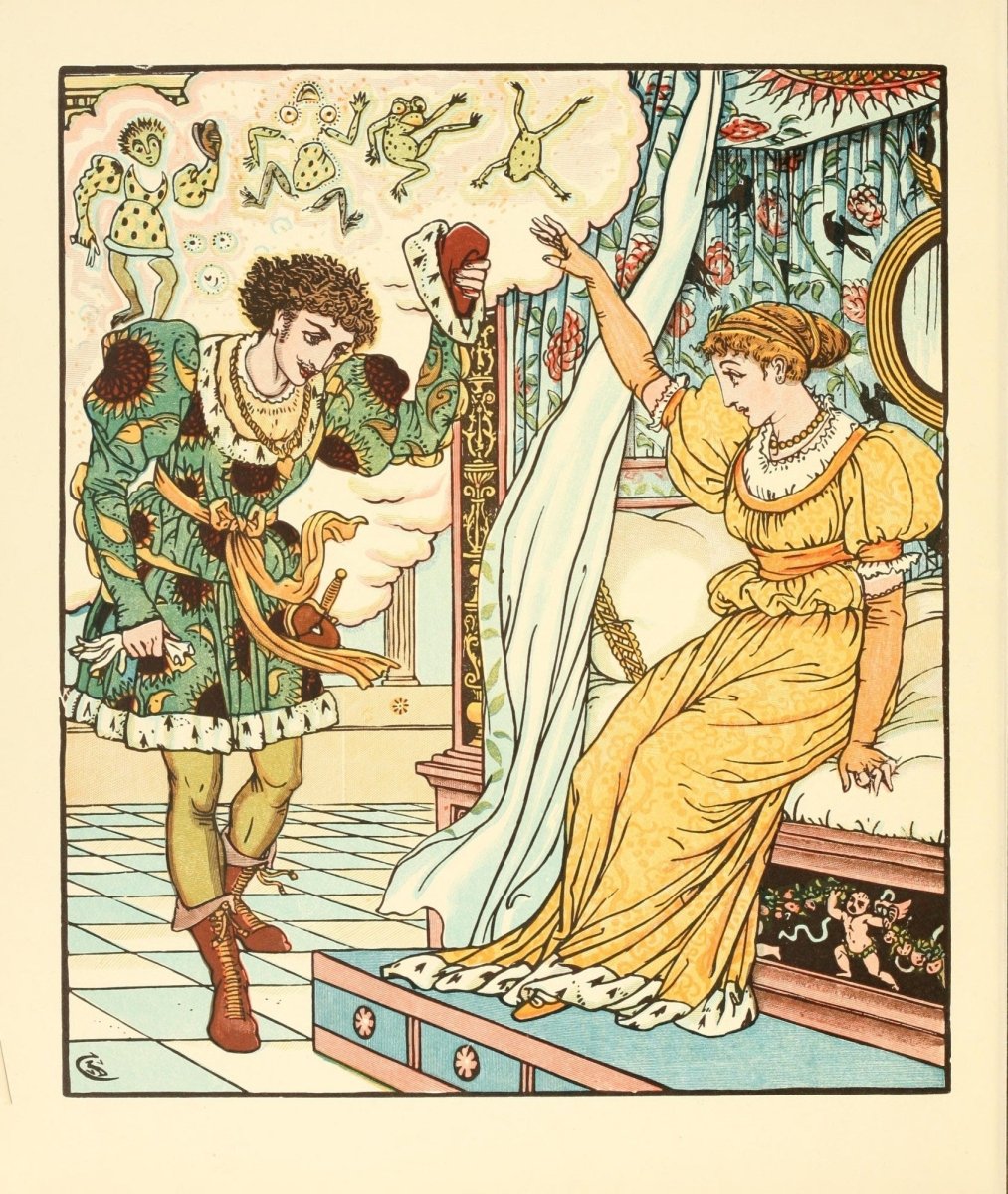 The Frog Prince, 1874 - Walter Crane - 6 images | Dimensions 2630 x 3117 pixels