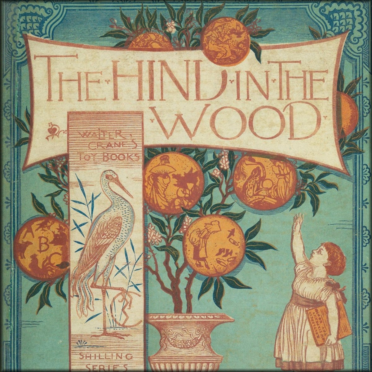 The Hind in the Wood, 1875 - Walter Crane - 7 images | Digital Download - 7 images